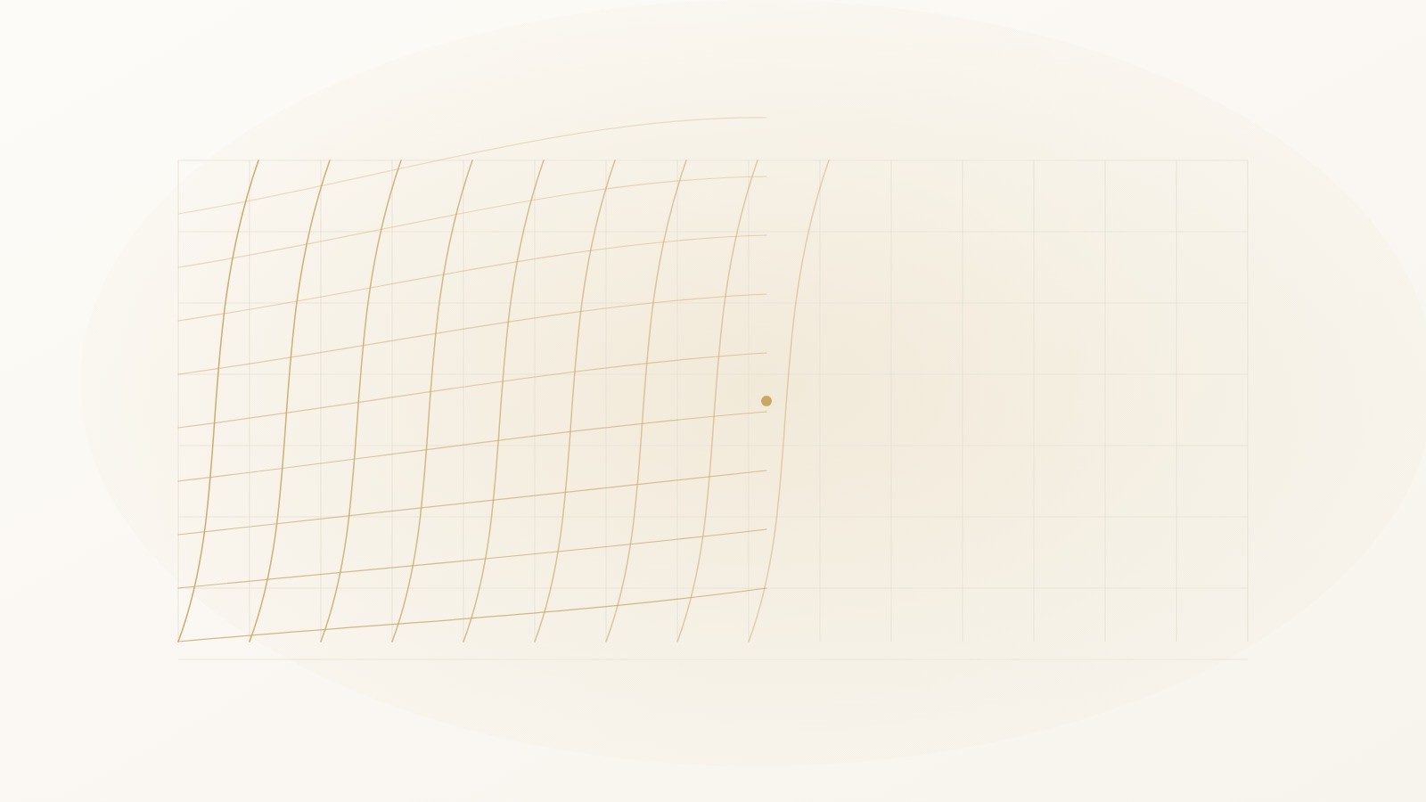 Golden lattice of database entries reorganizing into an ordered, owned structure — building a custom TimeWaver database