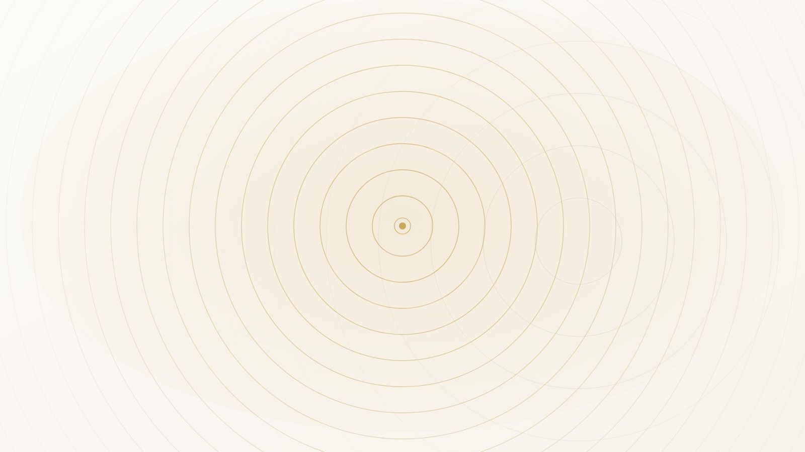 Golden abstract field of light and particle traces suggesting an information field connecting consciousness and matter